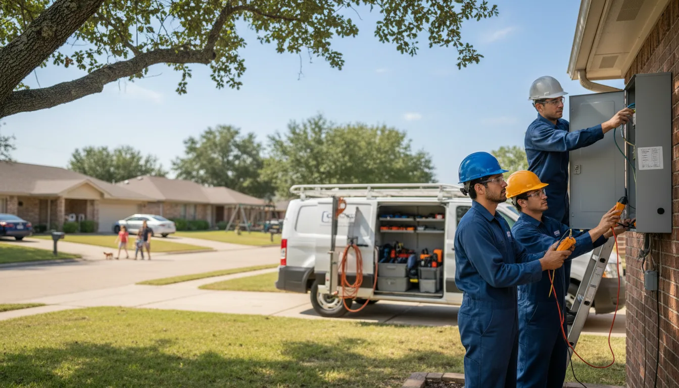 Certified electrician providing emergency electrical services in Eudora, KS